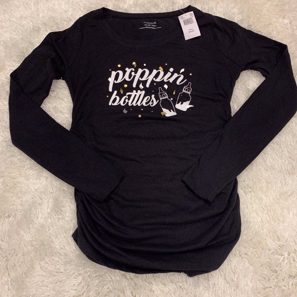 *HP* "Poppin' Bottles" Maternity Shirt - Picture 3 of 3